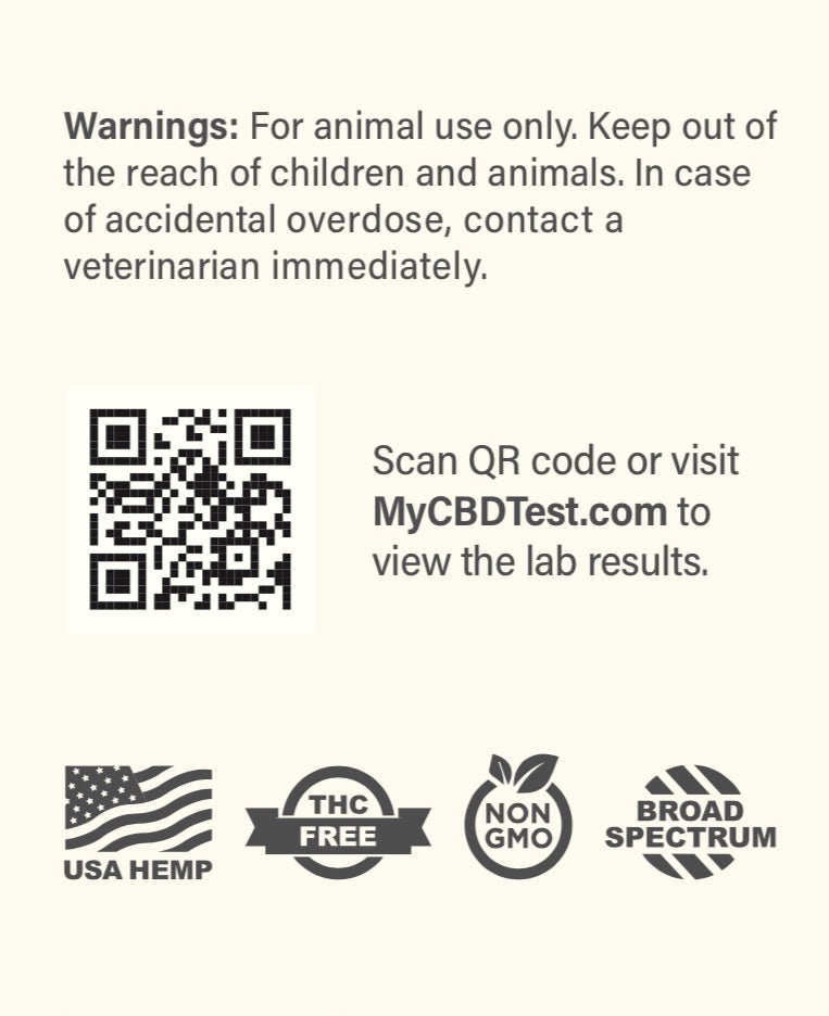 Certified Organic CBD Pet Oil for Dogs & Cats