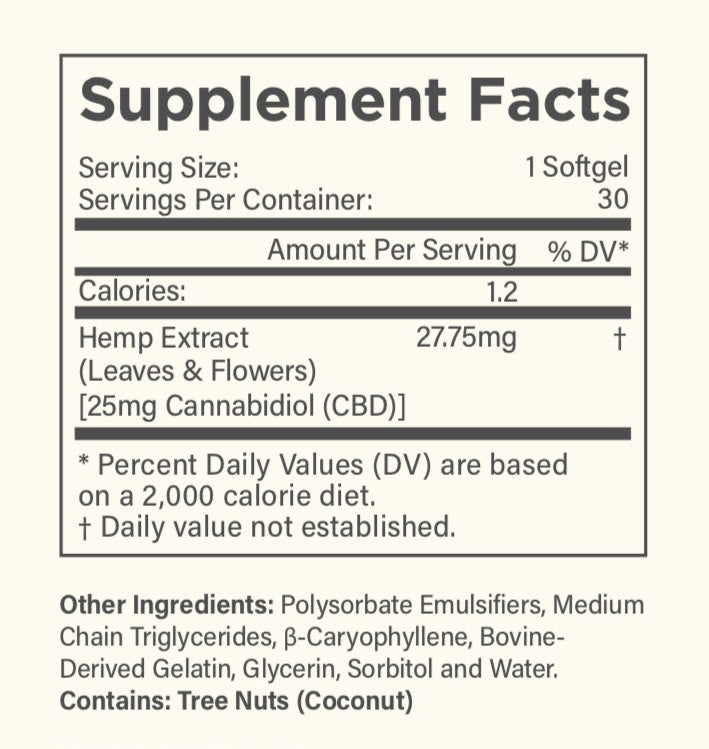 NANO CBD Softgels - High Absorption Formula